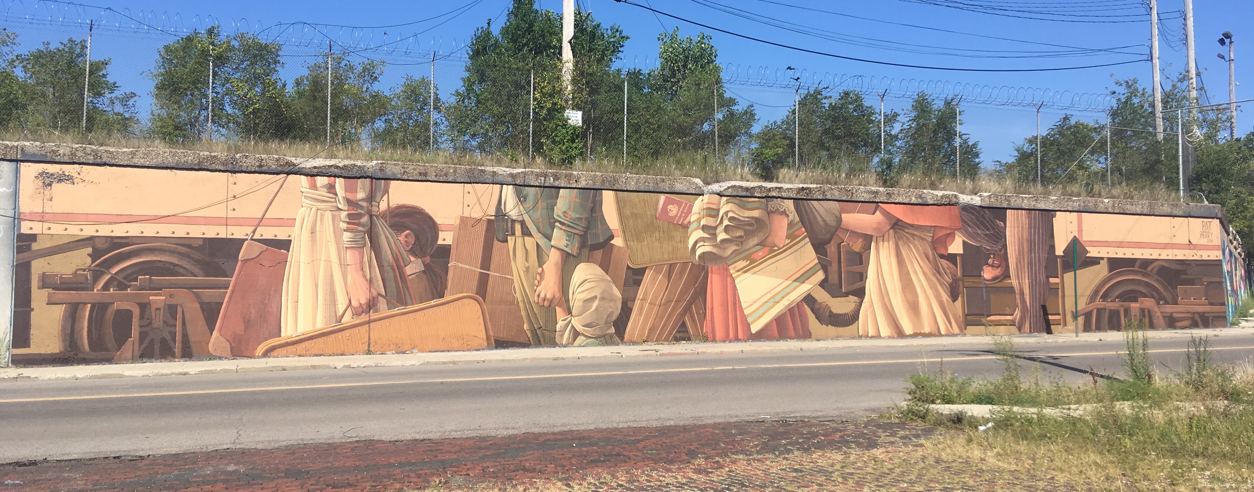 Immigrant Arrival | Pat Perry | 2498 Vernor Hwy | Sponsored by Garage Cultural