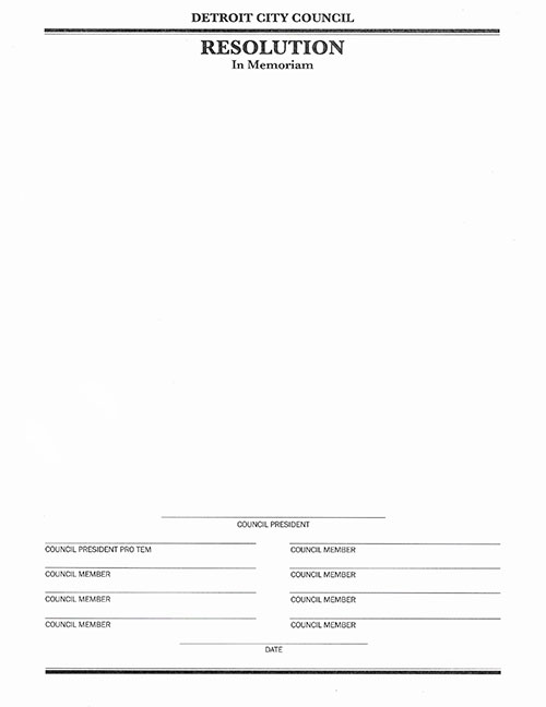 Testimonial Memoriam