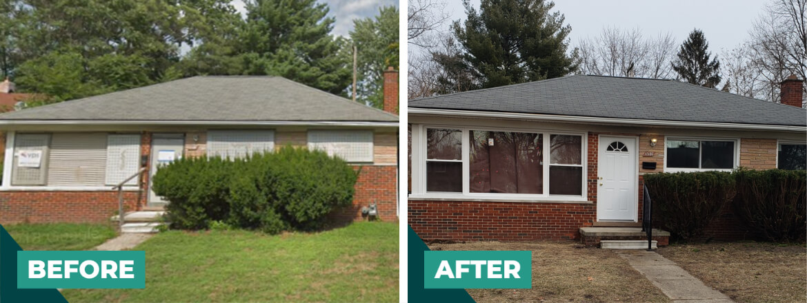 Cornerstone Village Home Before and After