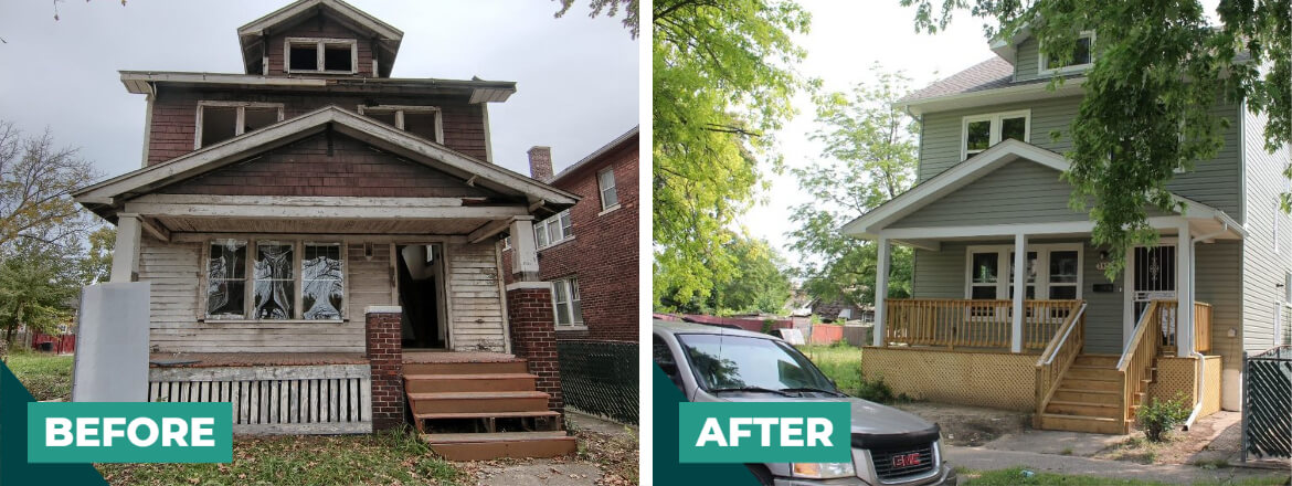 Springwells Home 2 Before and After