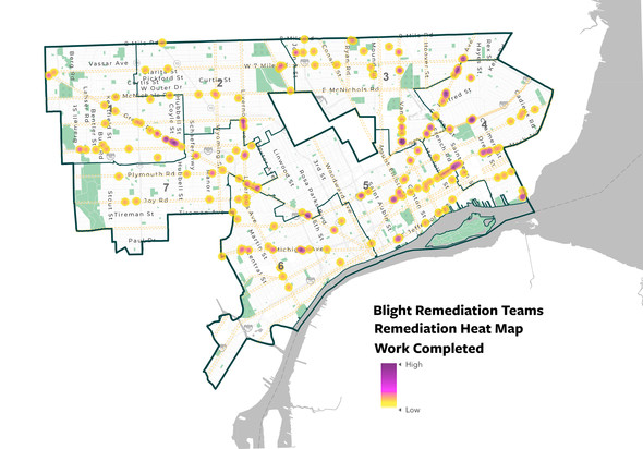 Blight Remediation Map