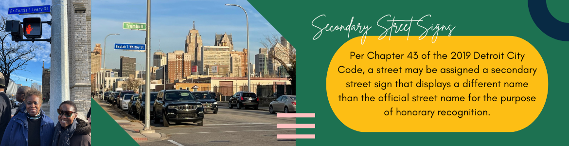 Secondary Street Sign Website Header