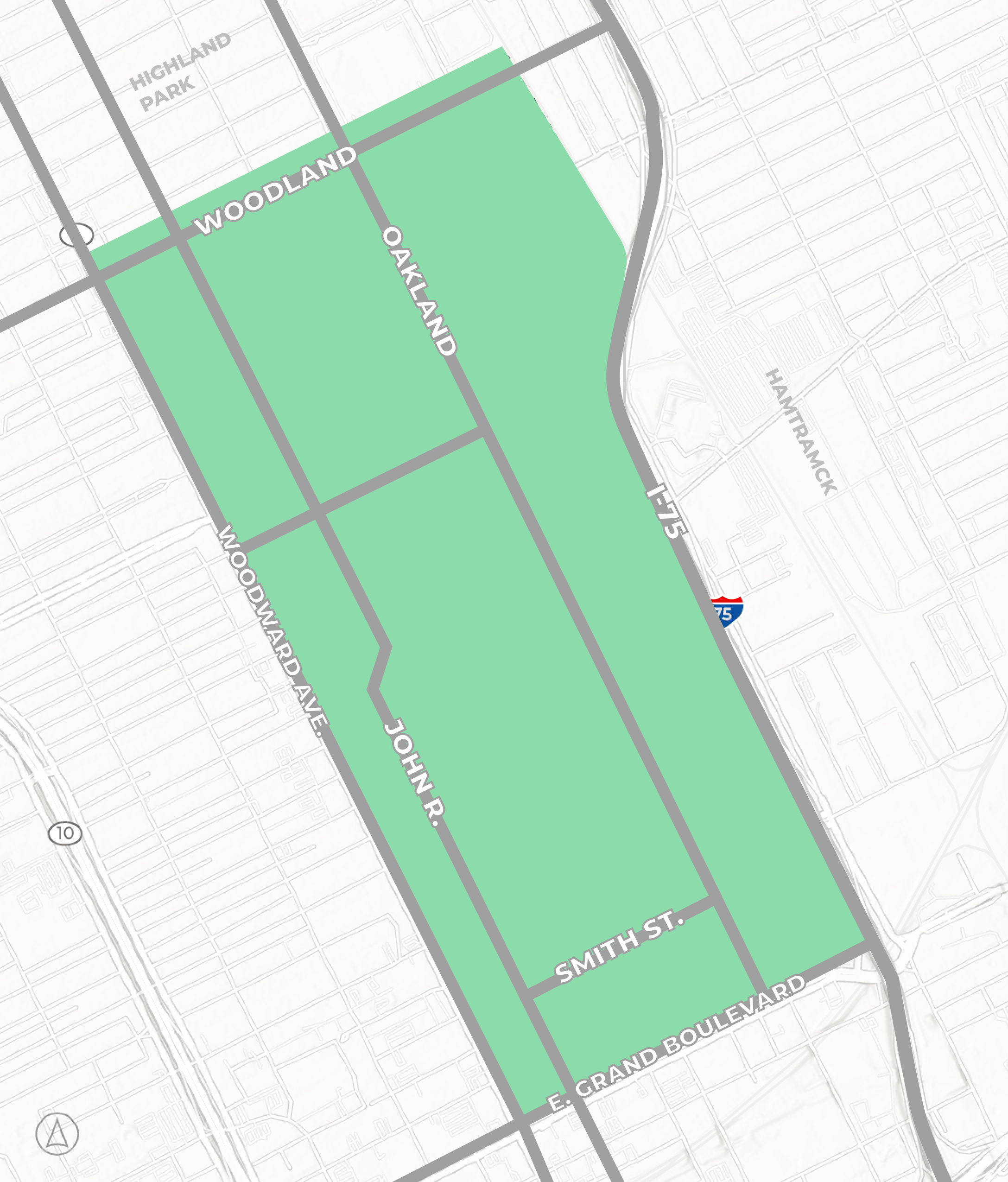 North End Map Jul 2024