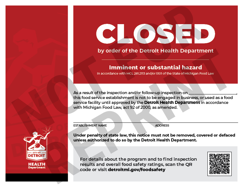 Dining with Confidence - Red-Placard