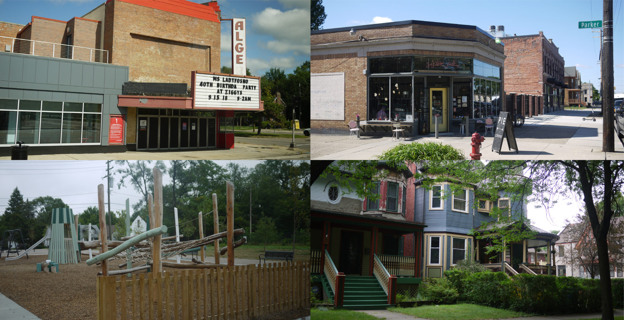 collage of Detroit neighborhoods