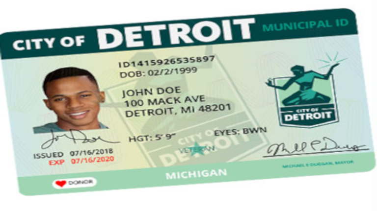 Detroit ID card