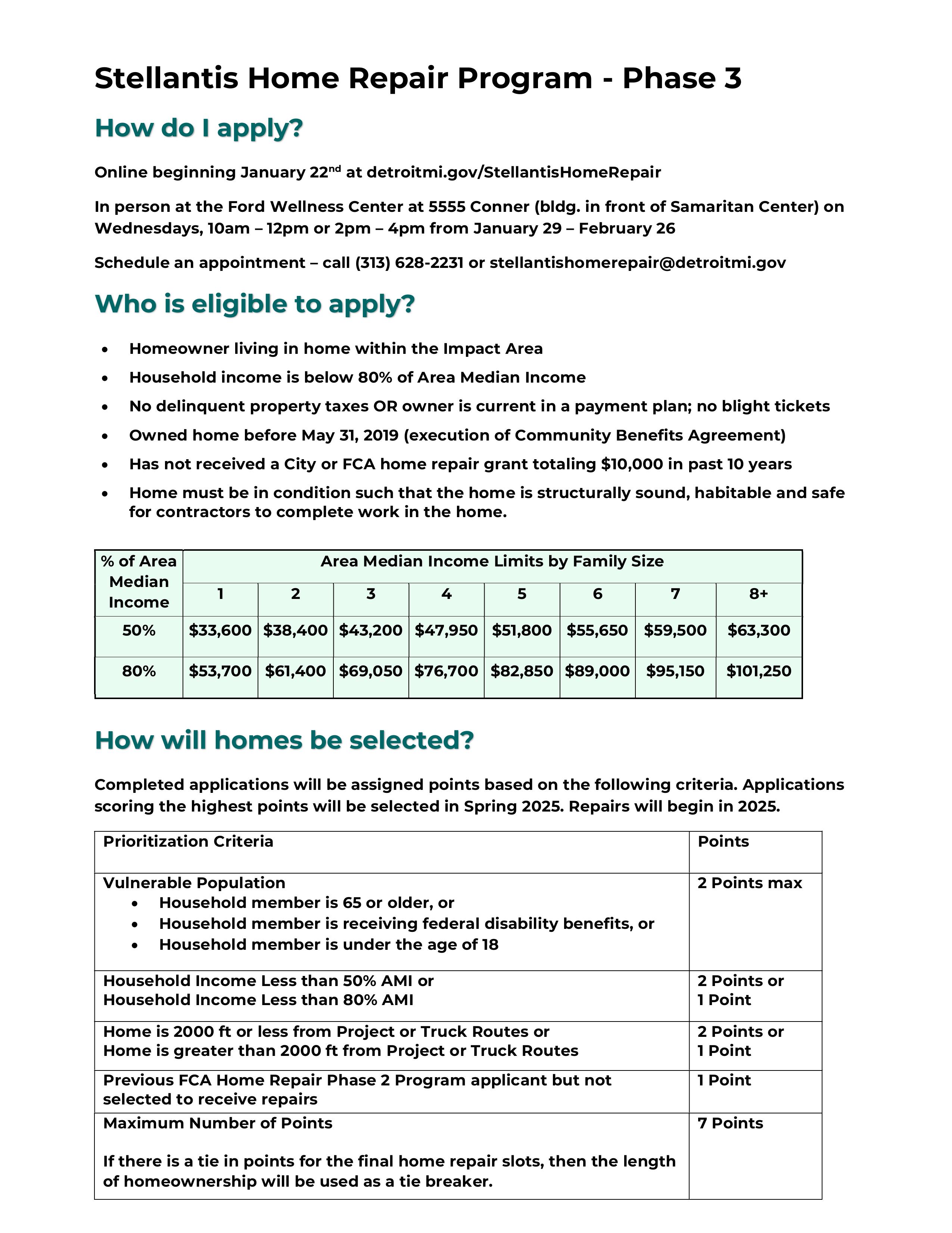 Stellantis Home Repair Program Page 2