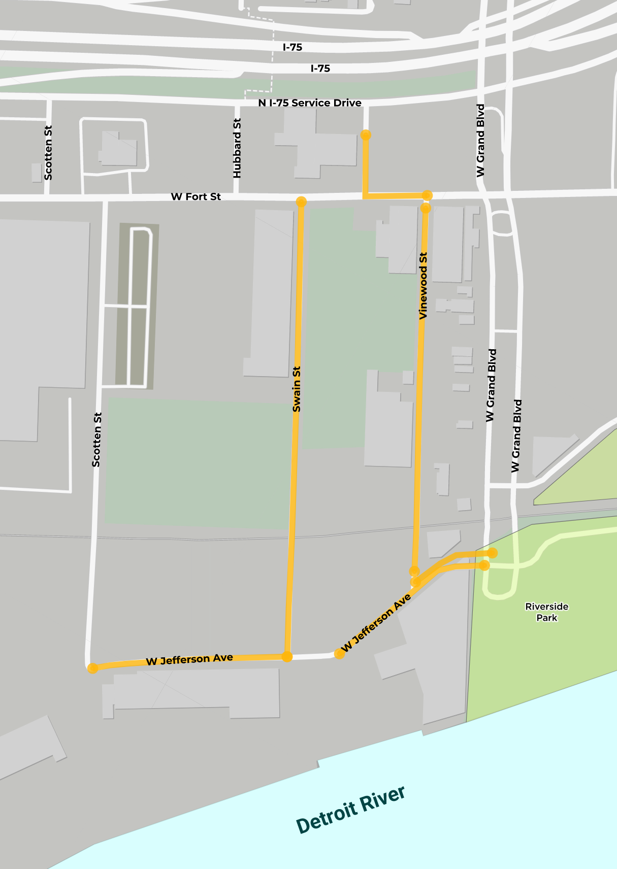 Sewer Improvements Near Riverside Park_Project Map