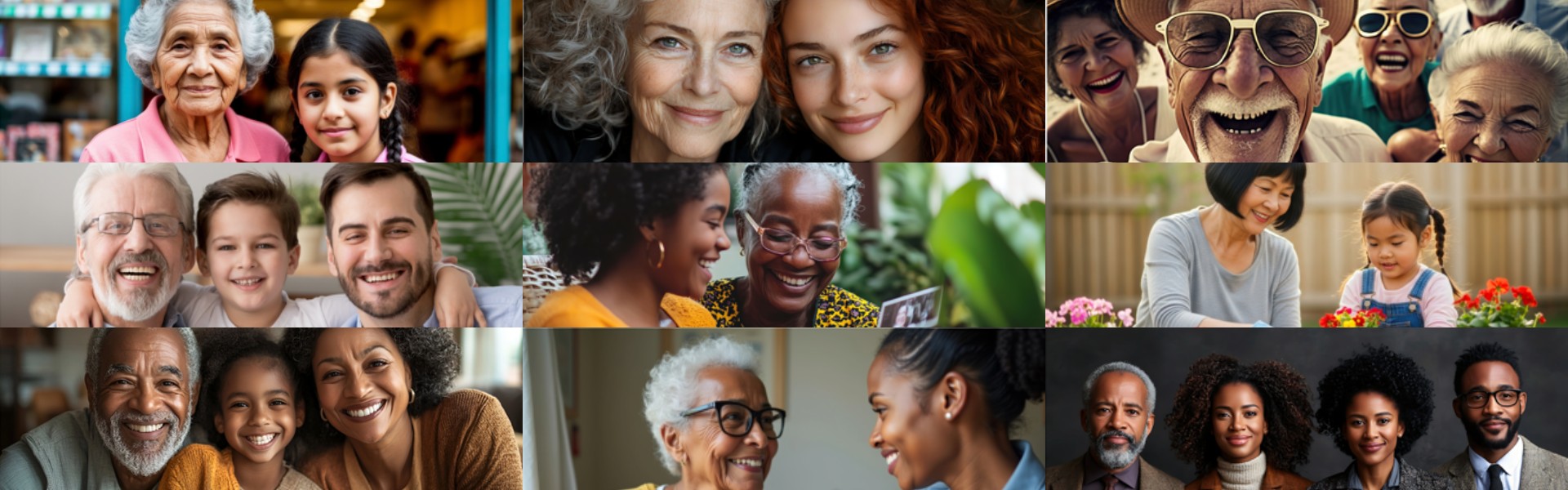 diverse family pictures