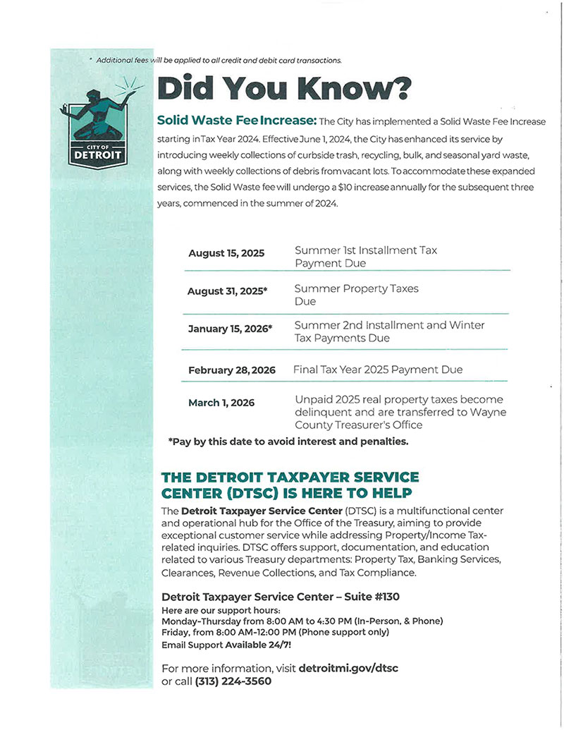 Did You Know? Solid Waste Fee