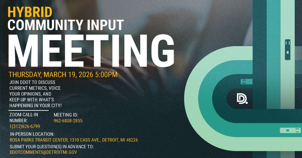 DDOT Hybrid Community Input Meeting March 2026