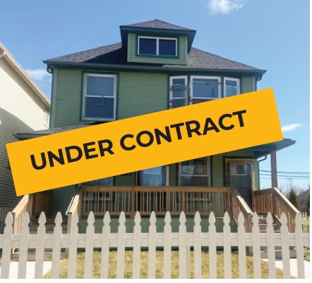 Photo of 2912 Garland home with Under Contract banner